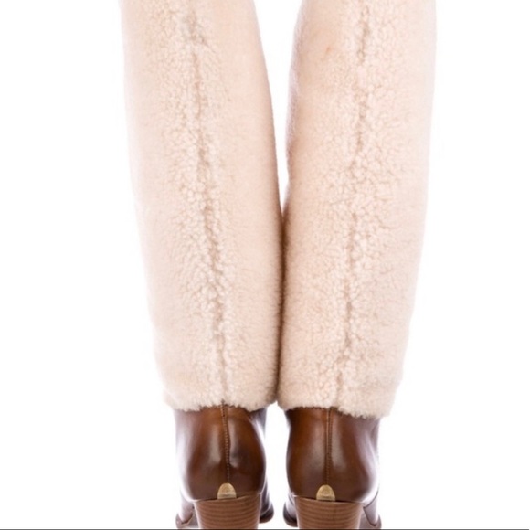 SOLD. UGG Tall Shearling Brown Leather Ava Boots - Picture 4 of 7
